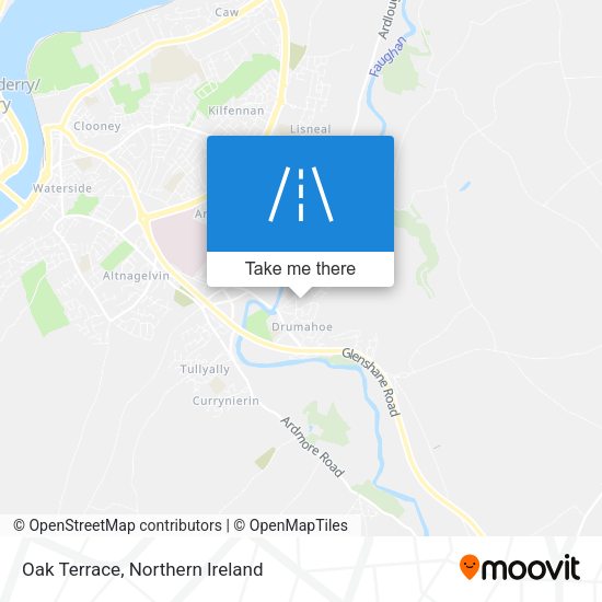 Oak Terrace map