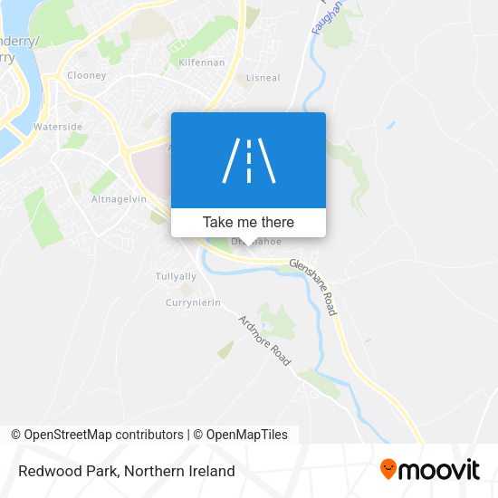Redwood Park map