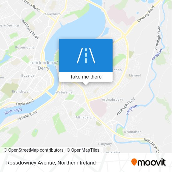 Rossdowney Avenue map