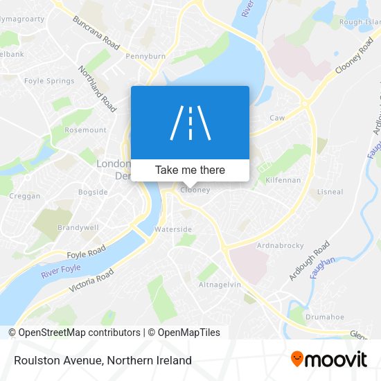 Roulston Avenue map