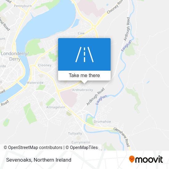 Sevenoaks map