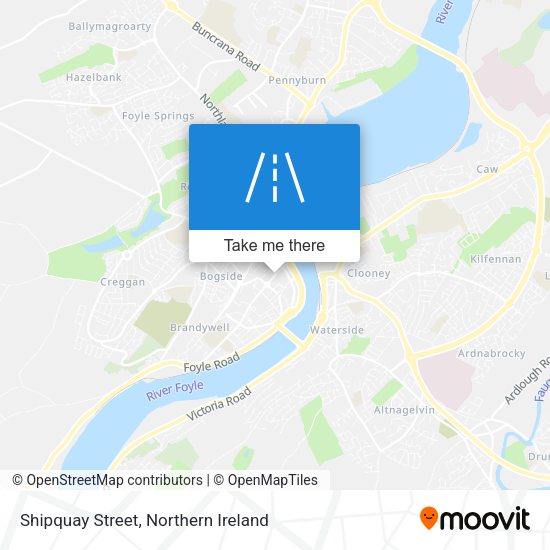 Shipquay Street map