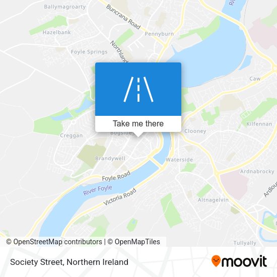 Society Street map