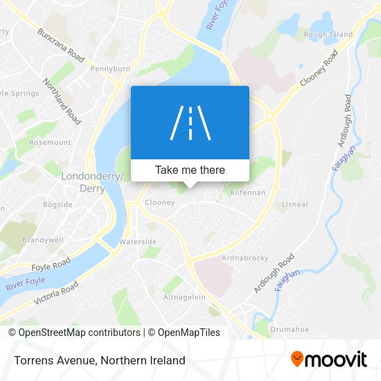 Torrens Avenue map