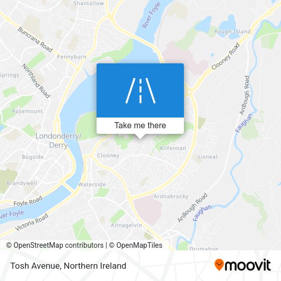 Tosh Avenue map