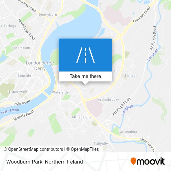 Woodburn Park map