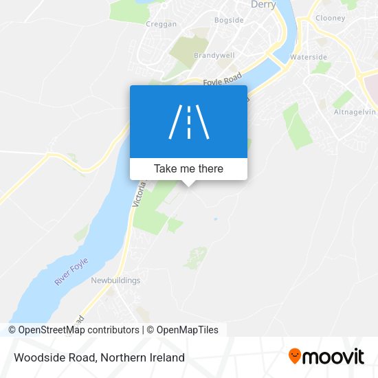 Woodside Road map