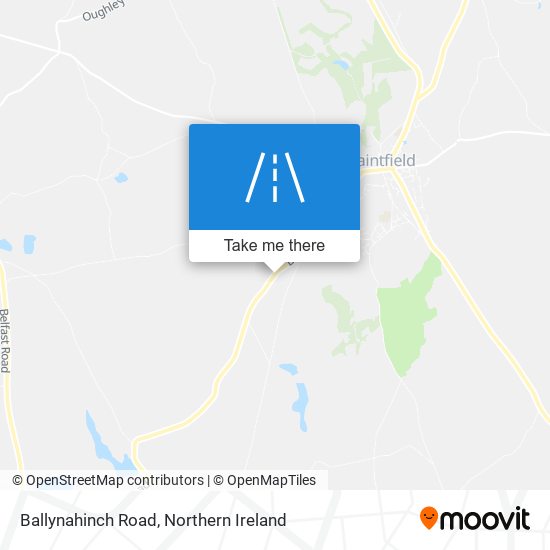 Ballynahinch Road map