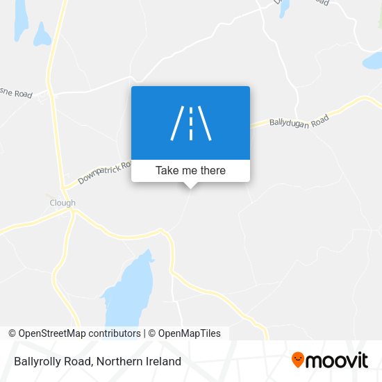Ballyrolly Road map