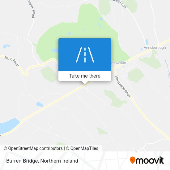 Burren Bridge map