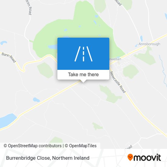 Burrenbridge Close map