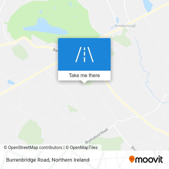 Burrenbridge Road map