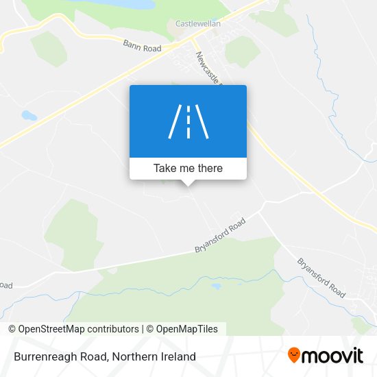Burrenreagh Road map