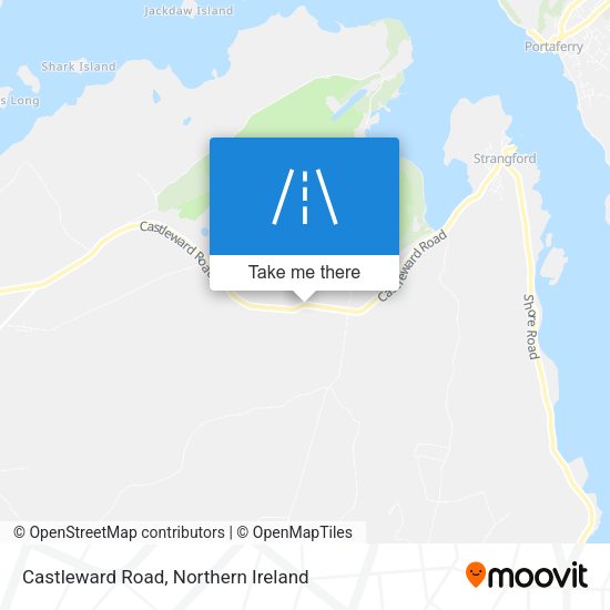 Castleward Road map