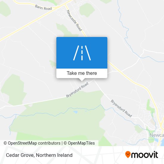 Cedar Grove map