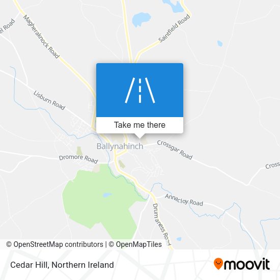 Cedar Hill map