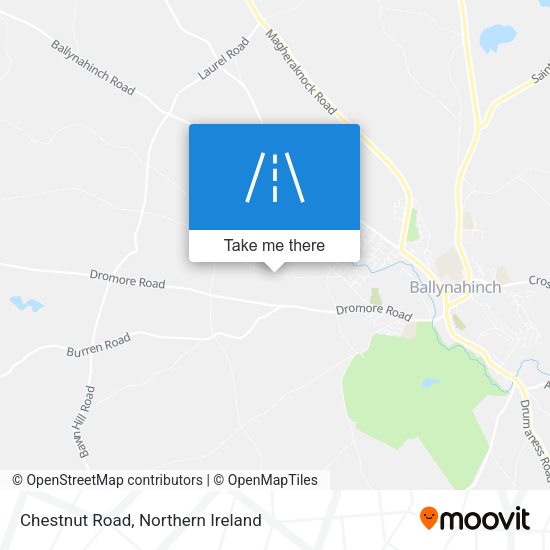 Chestnut Road map