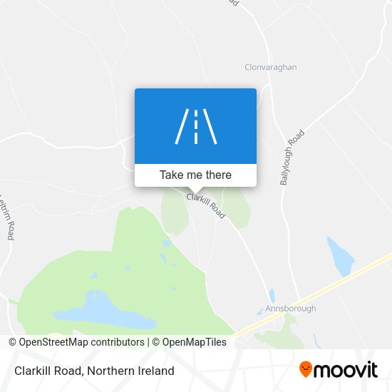 Clarkill Road map