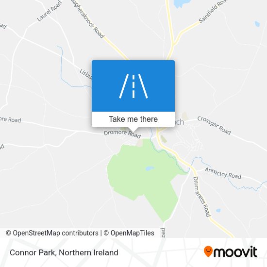 Connor Park map