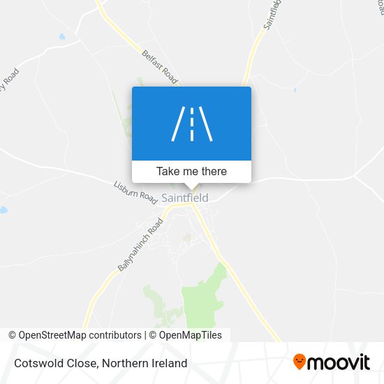 Cotswold Close map
