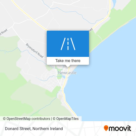 Donard Street map