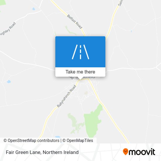 Fair Green Lane map