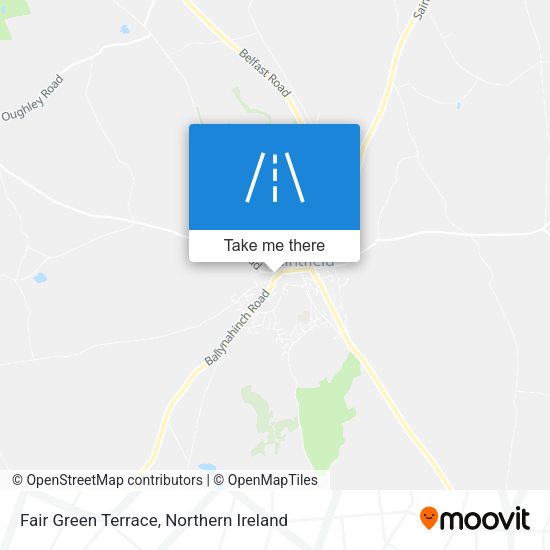 Fair Green Terrace map