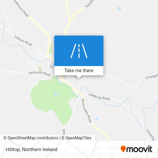 Hilltop map