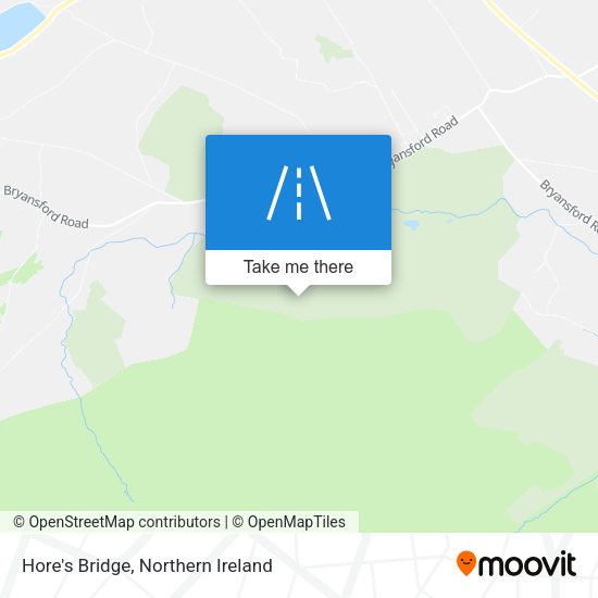Hore's Bridge map