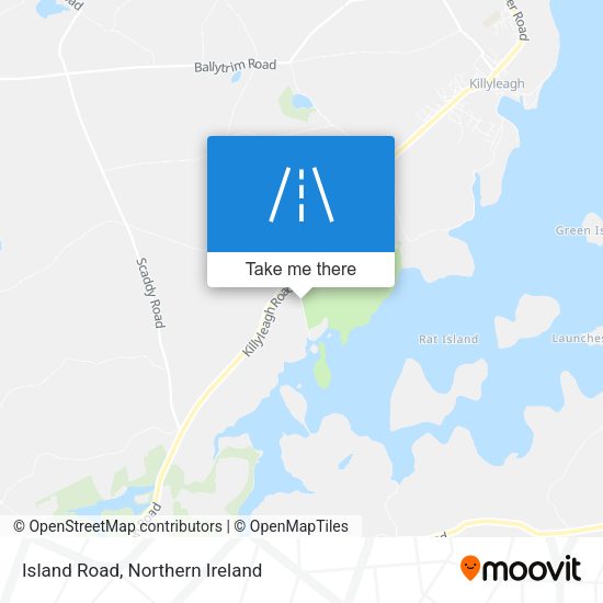Island Road map