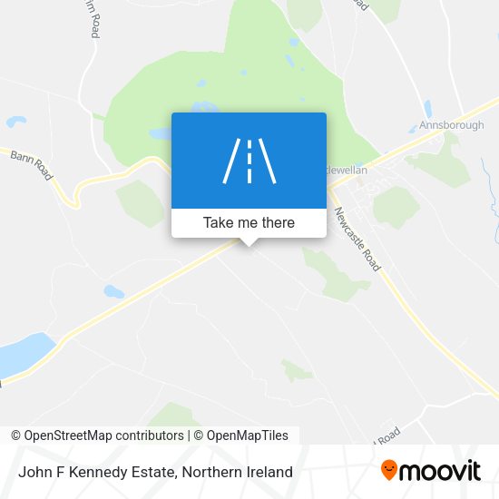 John F Kennedy Estate map