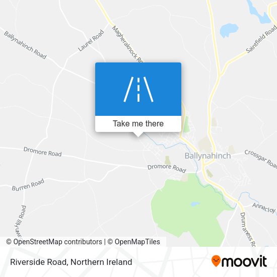 Riverside Road map