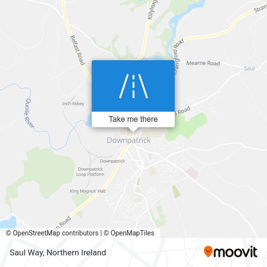 Saul Way map
