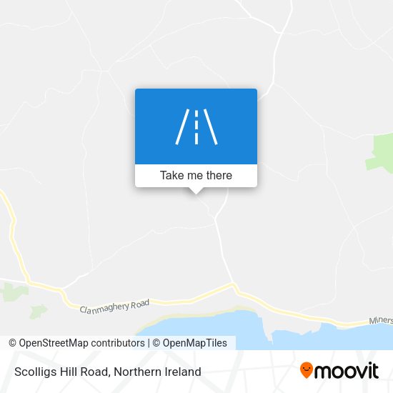 Scolligs Hill Road map