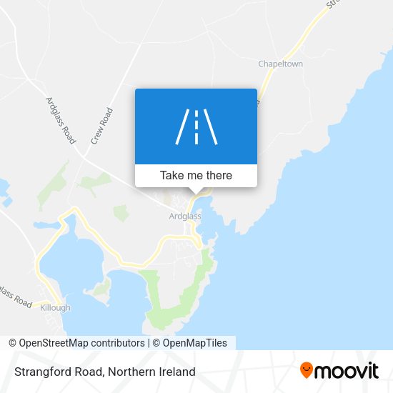 Strangford Road map