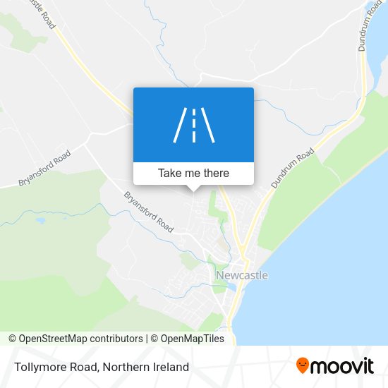 Tollymore Road map