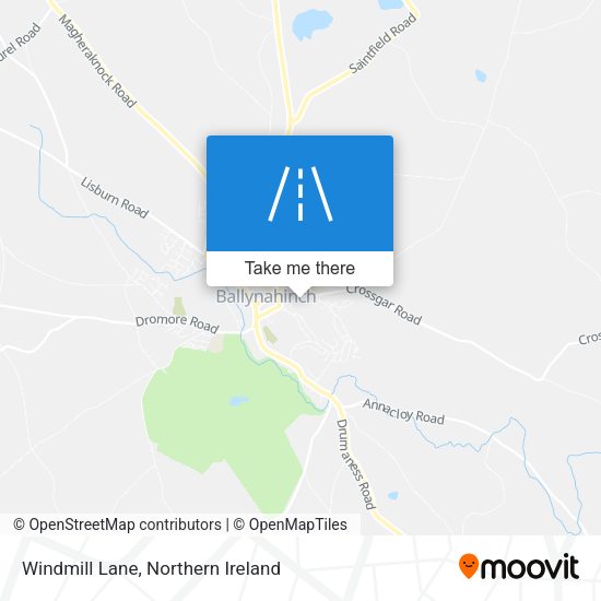 Windmill Lane map