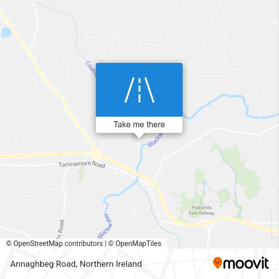 Annaghbeg Road map