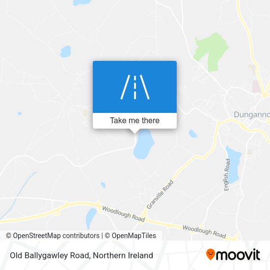 Old Ballygawley Road map