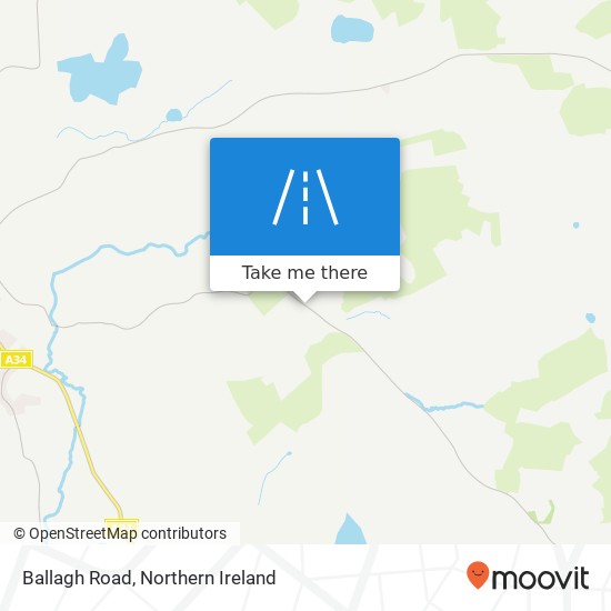 Ballagh Road map