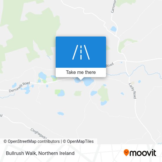 Bullrush Walk map