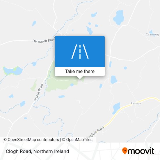 Clogh Road map