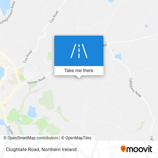 Cloghtate Road map