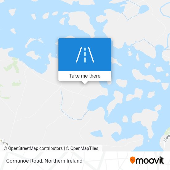 Cornanoe Road map