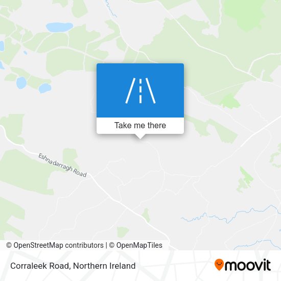 Corraleek Road map