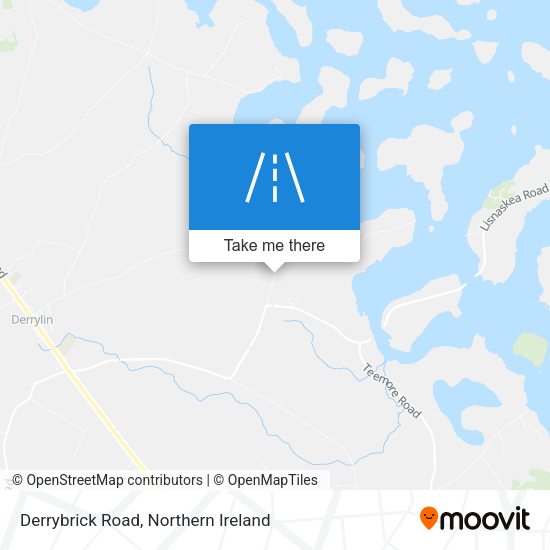 Derrybrick Road map