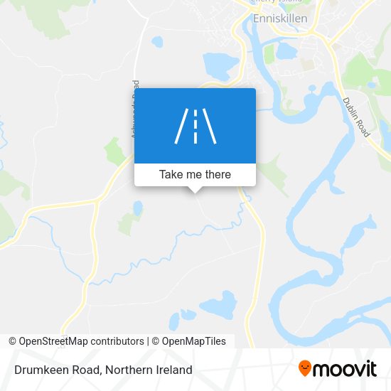 Drumkeen Road map