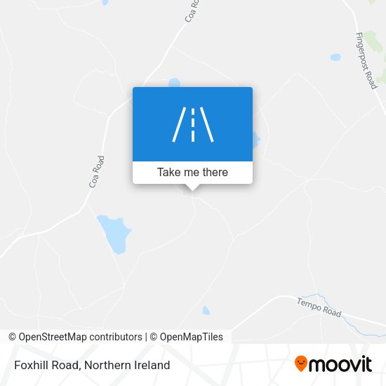 Foxhill Road map