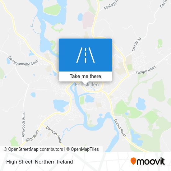 High Street map