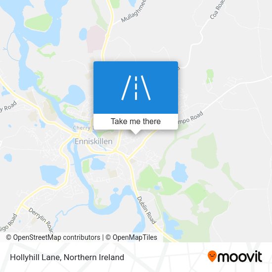 Hollyhill Lane map